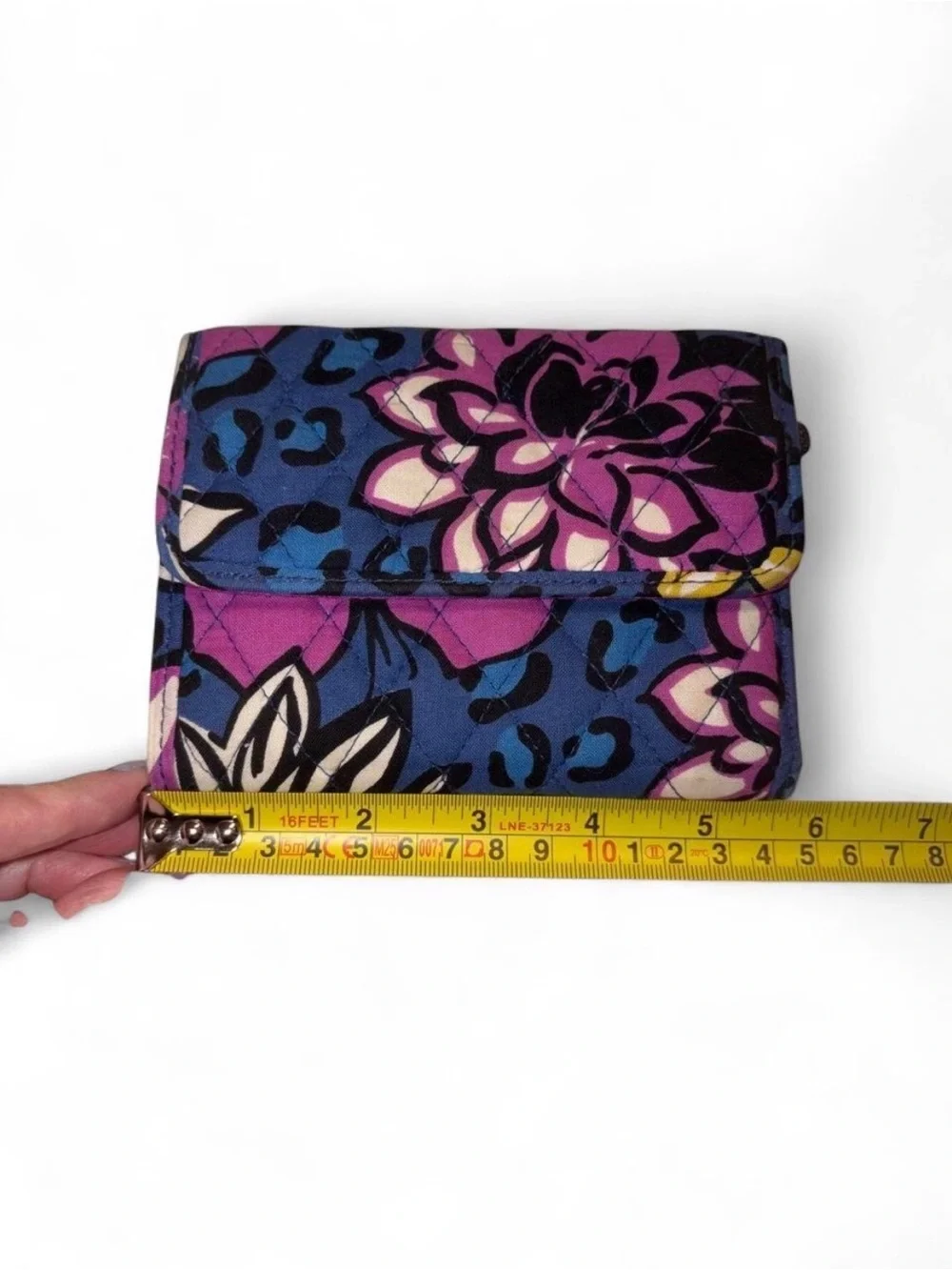 Vera Bradley Euro Wallet African Violet Pattern - Picture 5 of 6